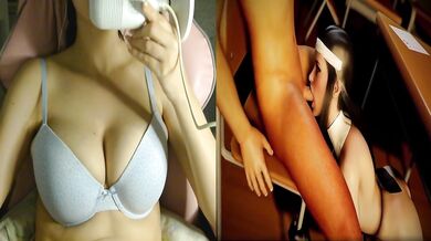 Sexy Nun Gives A Sex Ed Class at Uni- Girl Watching Hentai Movie