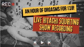 LIVE Hitachi Squirting Show Recording