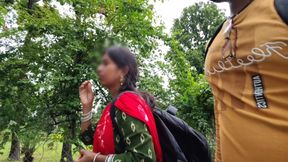 College Girl Came to Roam with Your Boyfriend - Told the Clan to Go to College - Outdoor Forest Village Bhabhi Sex Full Night.