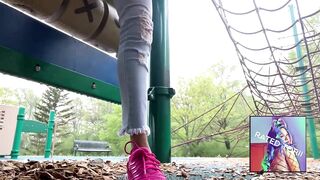 Solo Female Outdoors Masturbation