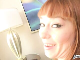 JamesDeen - ALL NATURAL REDHEAD ALEXA NOVA CASTING DAYBED SEX WITH BIG WHITE COCK