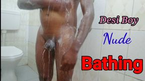 Desi boy nude bathing video