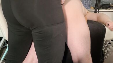 Stealthy pegging while roommates are home