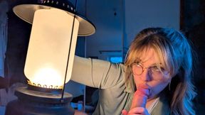 Spitting inside his cock-hole before his cock-hole spits all over me!!