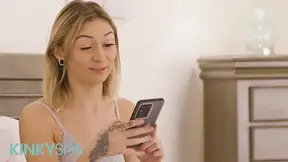 Blonde Chloe Temple takes on a wild massage session in Kinky Spa