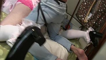 Turning hubby into a diaper sissy cuckold bitch boi slave