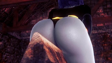 Raven takes a ride on the Wooden Pony BSDM - Titans Porn