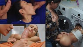 ”Real Life Futanari - Compilation - T-girls jerking off, fucking each other & explode with cum”