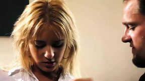 Busty Trina Michaels Double Penetrated Hard Before Receiving a Facial