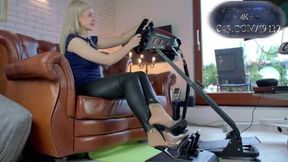 Pedal Pumping - Khaleesi Daenerys Pumping And Cranking Old Car - Part 2