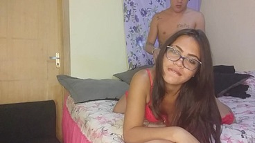 Casual caseiro Brasil com a novinha no pelo Allë PJTX