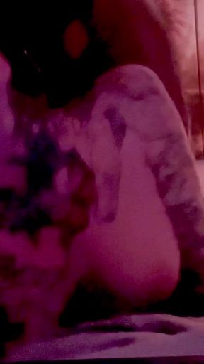 Ts Diana Deelight riding and getting plowed by dark sided angel man   Clip 1