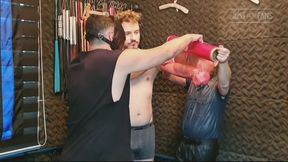 Red & Black - Part 1 - Mummified by 2 Dons (1080p) Gay Bondage - Gay Domination - Mummification - Tape Bondage - Edging - Dungeon - BDSM