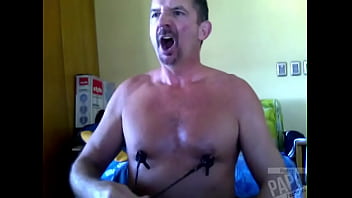 Flashback to 2017 and Pervy PapiFachero was showing a friend his nipple clamps from Fort Troff, these are awesome with ju ...