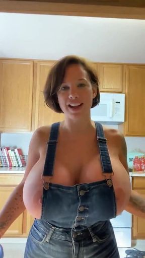 Brittany Elizabeth in kitchen