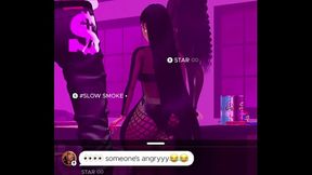 Hoodrats argueing on IMVU