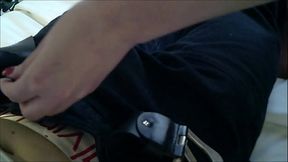 Blowjob with busty teen