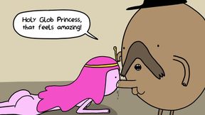 Princess&#x1F478; Bubblegum's Throat-Fucked by Starchy in a Sultry Adventure Time Puss-Play