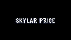 skylar price gives blowjob and facial cumshot to chris strokes