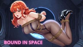 SEXY GIRL IN SPACE BONDAGE