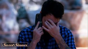 SWEET SINNER - Voluptuous Hottie Enjoys Hot Sex With Her Man Until He Cums All Over Her Wet Pussy