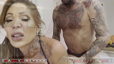 Danny Does TS Mistress Emily who couldn't wait to take her clothes off.