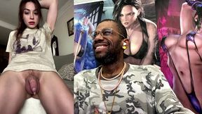 sweaty transgender cock whore is being a delicious nasty girl, ai generated