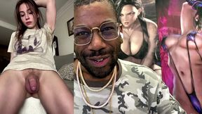 sweaty transgender cock whore is being a delicious nasty girl, ai generated