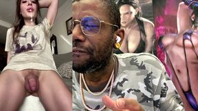 sweaty transgender cock whore is being a delicious nasty girl, ai generated