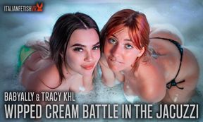 Whipped Cream Battle In The Jacuzzi