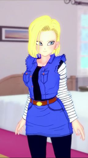 Kame Roshi offers help to Android 18 in exchange for a favor - Dragon Ball Zex Series   Clip 2