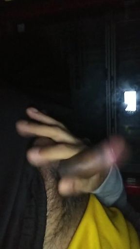 Masturbation in Porch