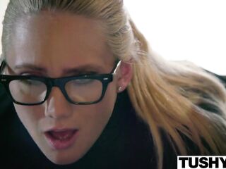 TUSHY – Curvy AJ Applegate Punished By Her Boss