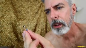 Creeping on Stepdad in Bed - Daddy Giant 3