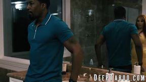 Redhead Madi Collins shares BBC with stepmom Lauren Phillips