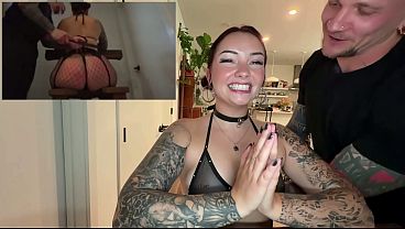 Obedient Huge Ass Brunette Slut First Time Dominated!