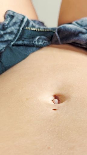 POV Tommy Explores Mars’s Belly Button with Every Tool He Can Find Mars Solo & Tommy Toetickler