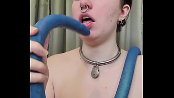 Squeezing in some deepthroat practice with my before I headed off for my trip. I have quite a small throat but love ...
