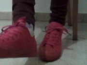 In Chucks (Red Sneakers) and Dirty Socks