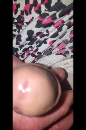 Cd Michelle 4 min 35 sec crossdressing with butt plug being push...White lingerie putting no sexy dress walking around room