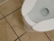 Quick Pee In Public Bathroom