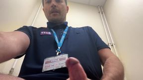 Wank &amp; Cum At Work