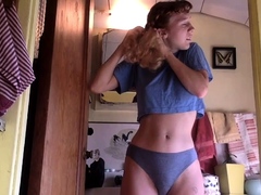 Close up Of Teen Masturbating