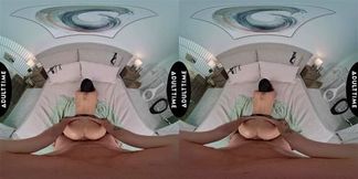 UP CLOSE VR POV Hot Babe Jade Kimiko Struggles Taking Your MASSIVE Cock! SHAKING ORGASM & CUMSHOT