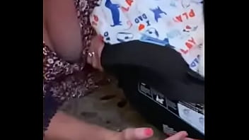 Busty Mother in Law shows down blouse