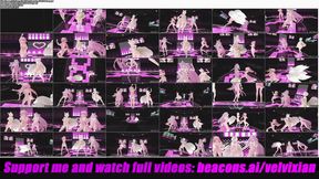 Sexy Cat Girls Dancing Full Nude (3D HENTAI)