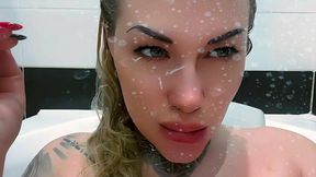 Lip Tease in the Bath Cum for My Perfect Lips, My Lips Pet