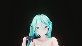 MMD R18 Miku Kissing sexy erotic move 3d hentai NFSW CUM HARD FAP CHALLENGE