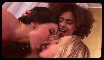 Interracial Gym Threesome with Booty-Shaking Babes video compilation