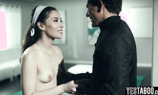 Petite virgin teen rewarded with big dick for being model citizen